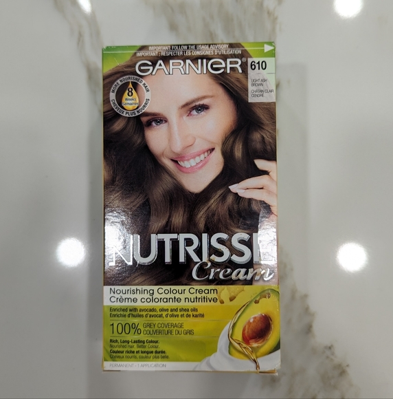 GARNIER NUTRISSE CREAM 610 Light Ash Brown - Picture 3 of 4